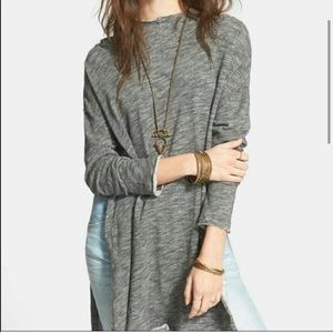 Soft grey hoodie oversized
